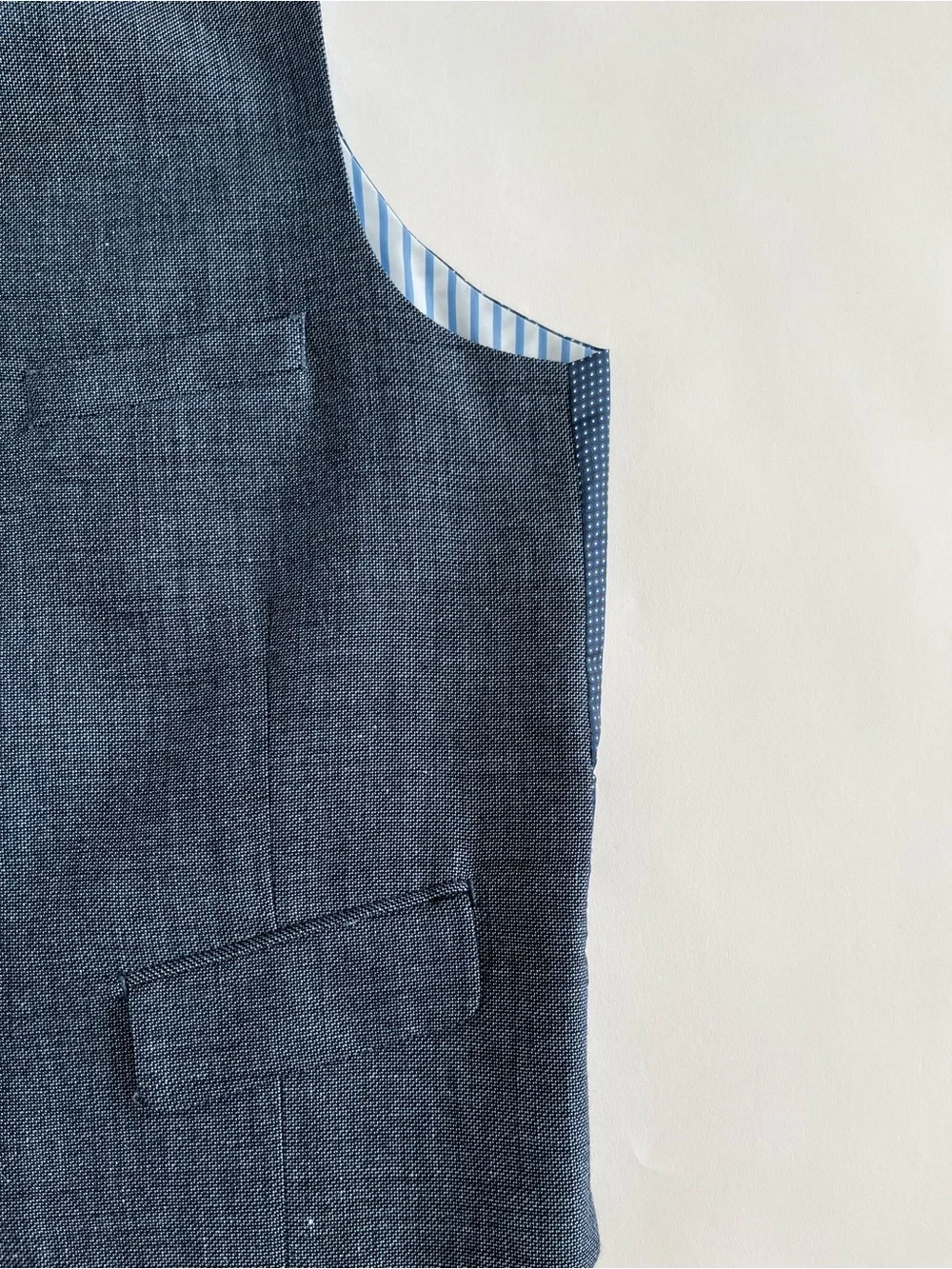 NWT Joseph Abboud Navy Blue Tailored Wool Vest